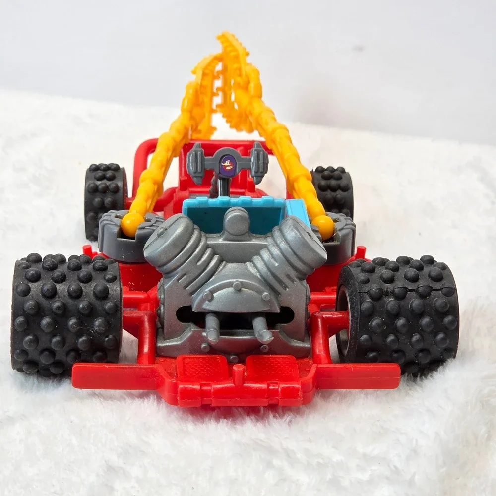 Vintage 1989 Kenner‎ Real Ghostbusters Ecto-3 Vehicle Red Yellow Toy Car
